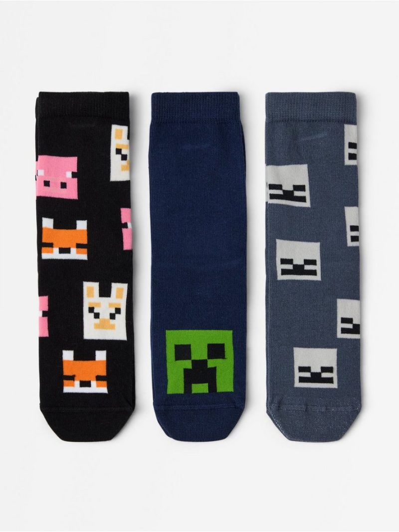 3-pack Minecraft socks - 3008836-2498