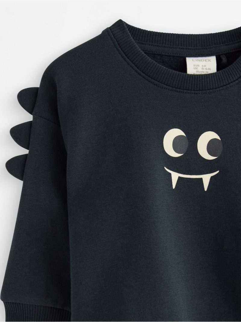 Sweatshirt with brushed inside - 3008853-6959