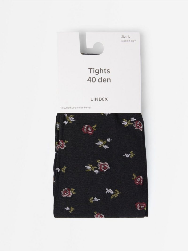 Patterned tights  40 denier - 3008911-80