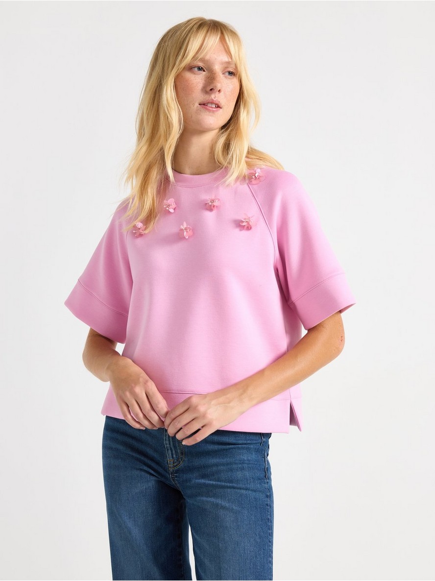 Short-sleeved jumper - 3008969-1080