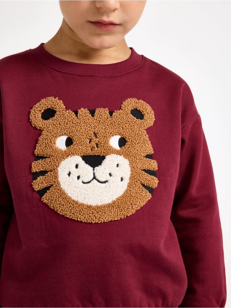 Sweatshirt with brushed inside - 3009016-8915