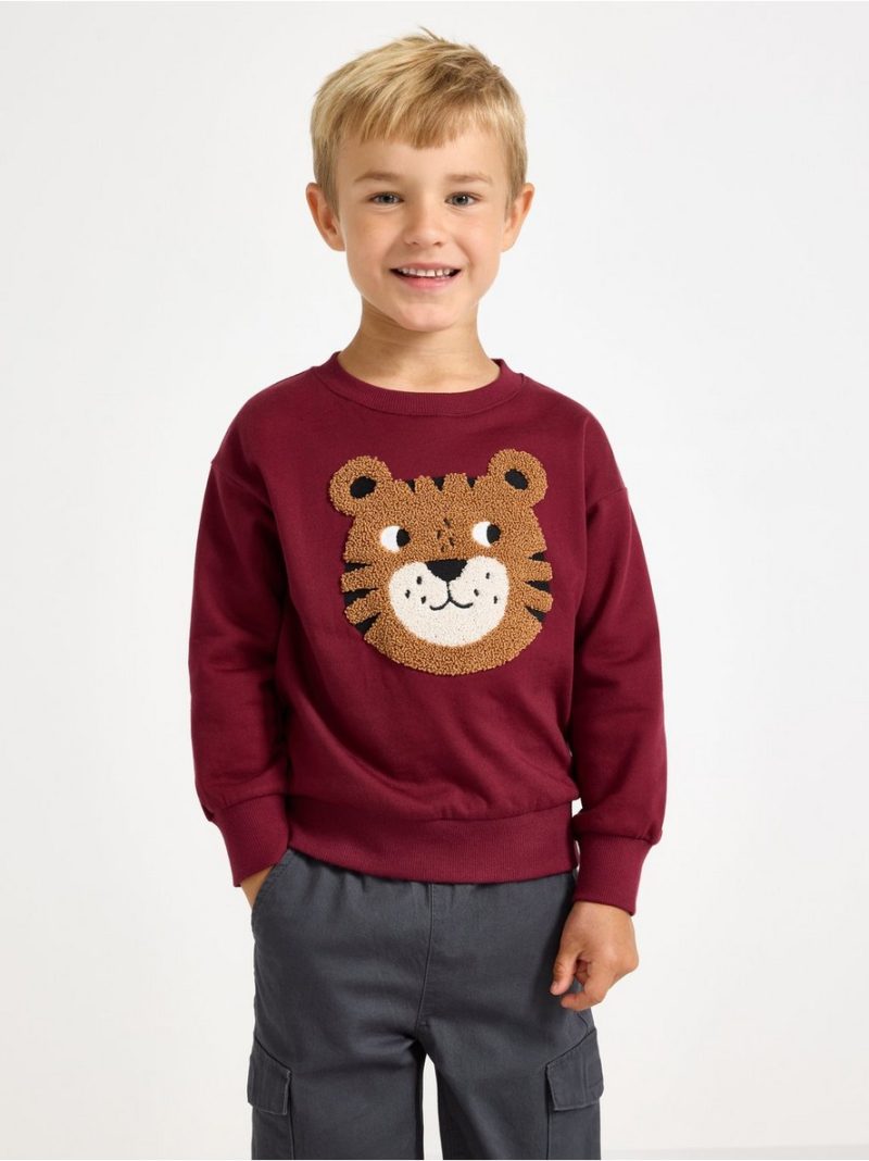 Sweatshirt with brushed inside - 3009016-8915