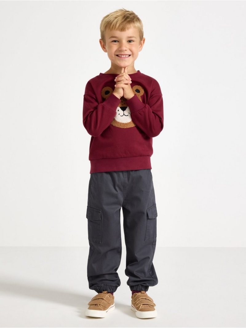 Sweatshirt with brushed inside - 3009016-8915