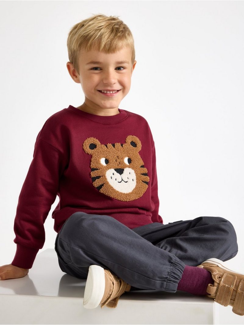 Sweatshirt with brushed inside - 3009016-8915