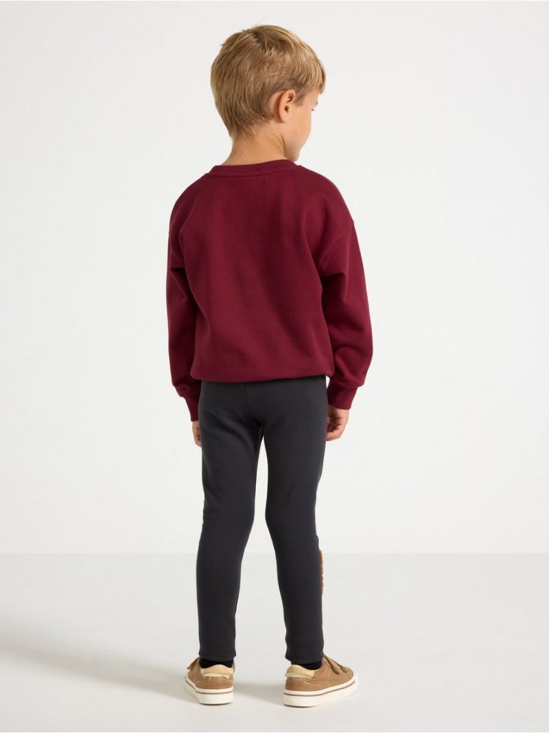 Leggings with brushed inside - 3009024-80