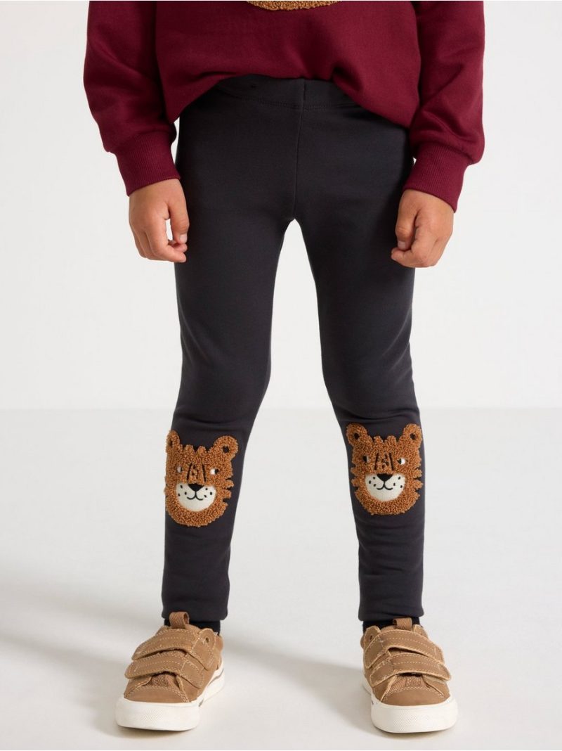 Leggings with brushed inside - 3009024-80