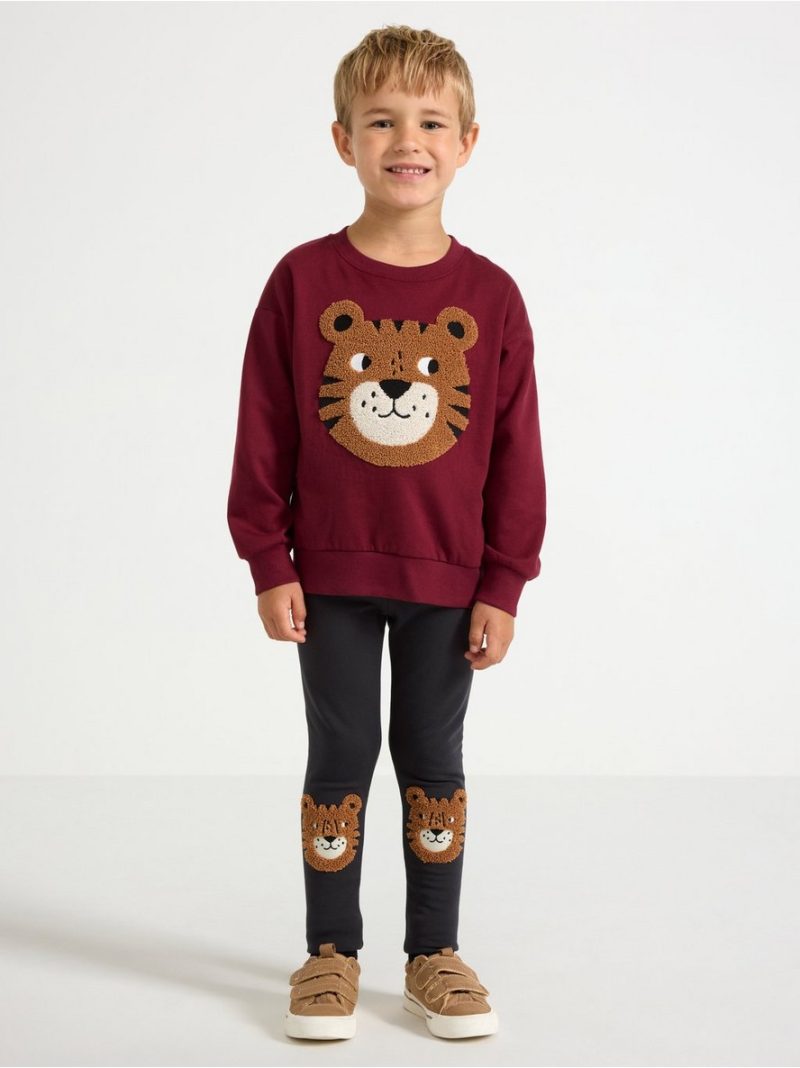 Leggings with brushed inside - 3009024-80