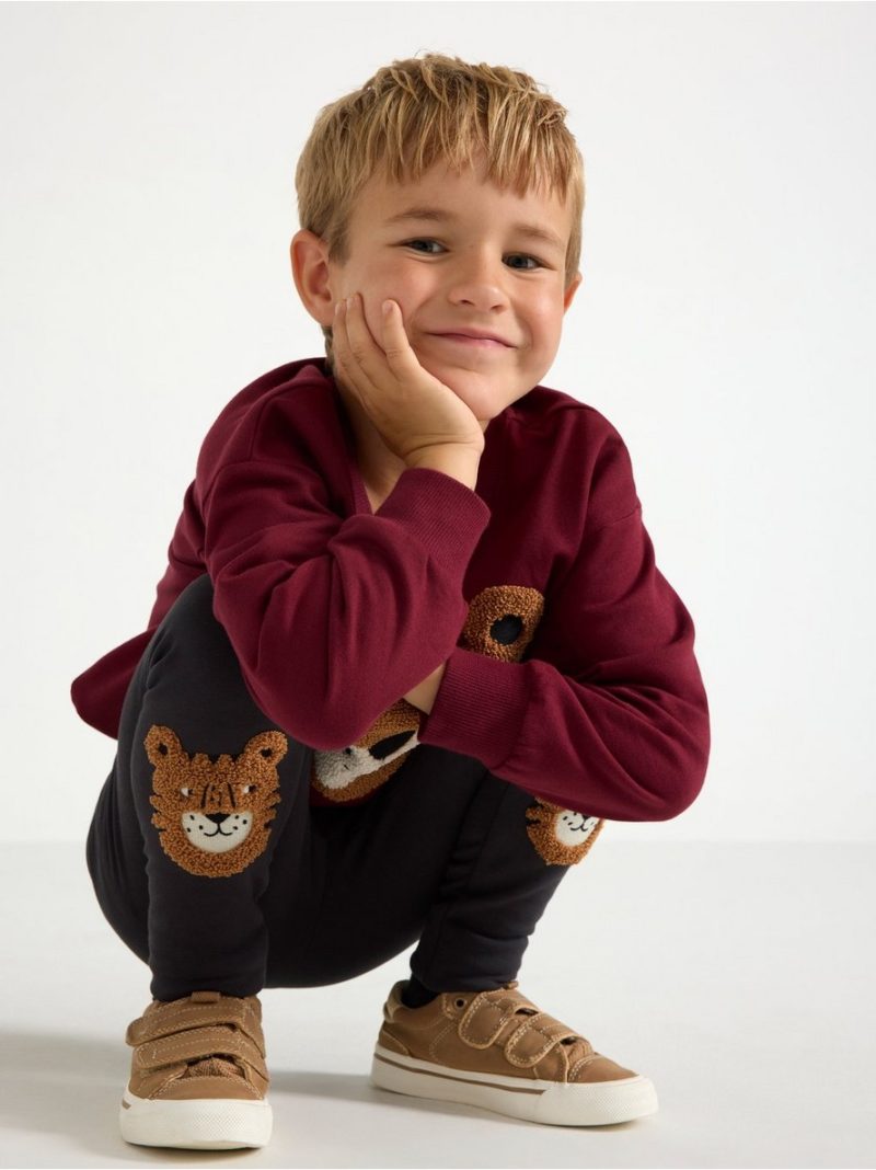 Leggings with brushed inside - 3009024-80