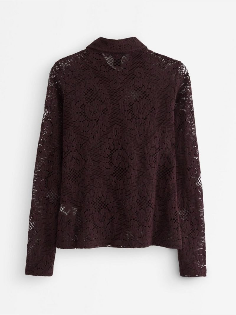 Shirt with lace pattern - 3009429-8704