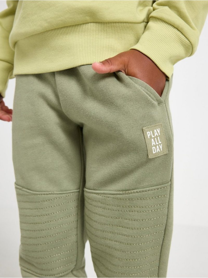 Joggers with reinforced knees - 7901099-9300