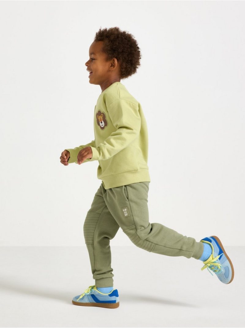 Joggers with reinforced knees - 7901099-9300