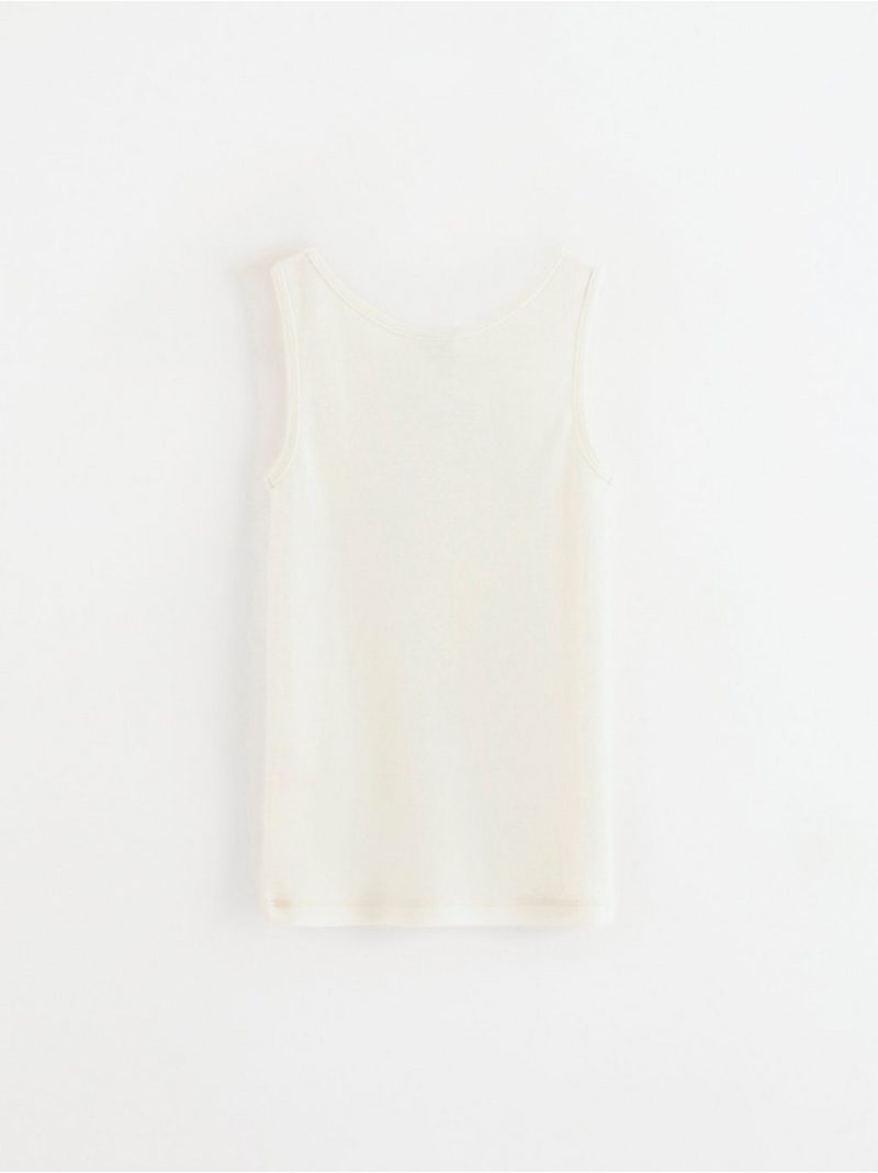 Tank top in merino wool - 8168831-300