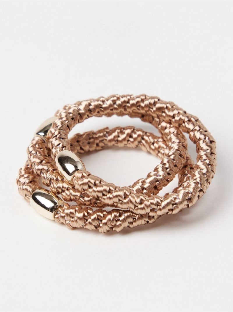 3-pack hair elastics - 8358887-9609