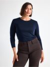 Long sleeve top in merino wool - 8362682-1281