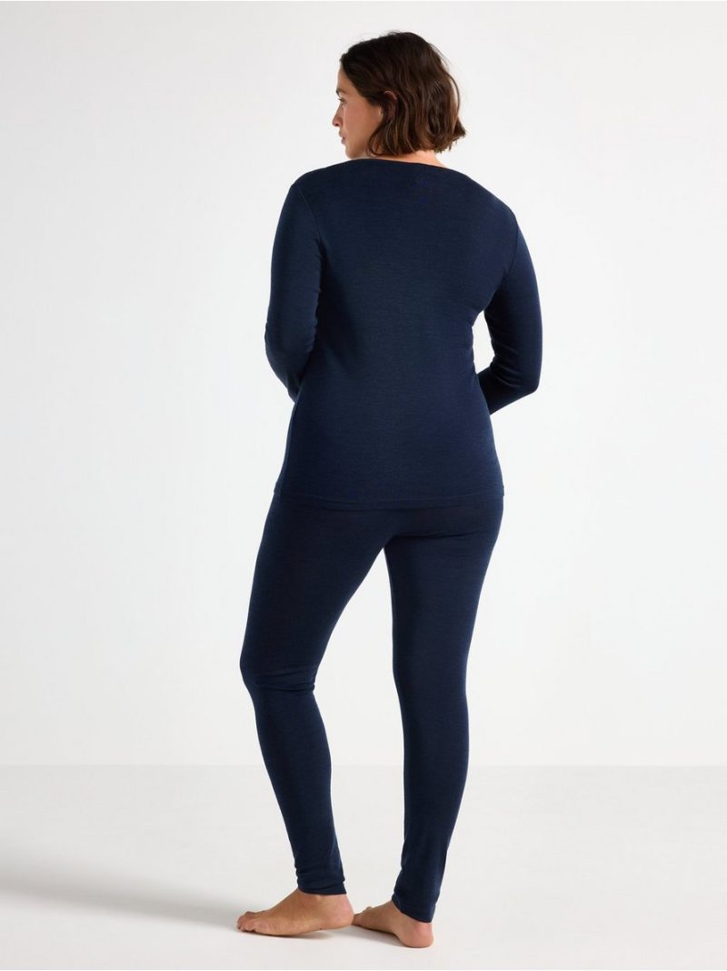 Leggings in merino wool - 8362685-1281