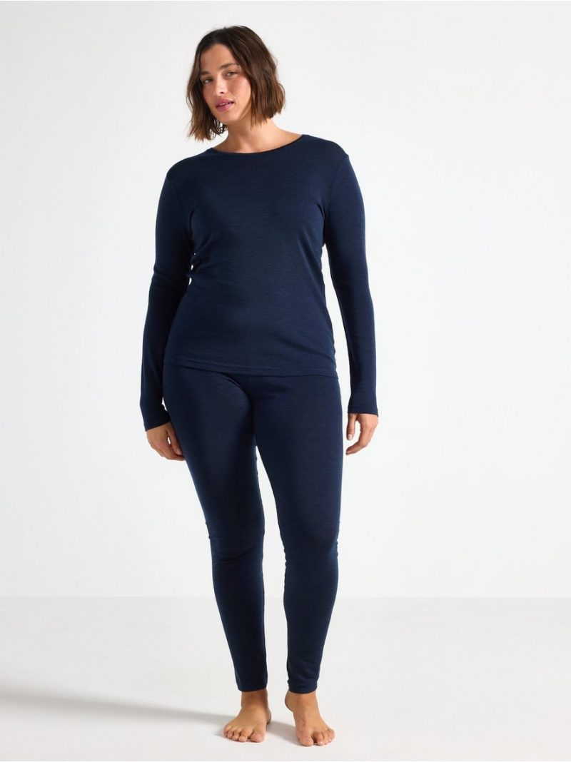 Leggings in merino wool - 8362685-1281