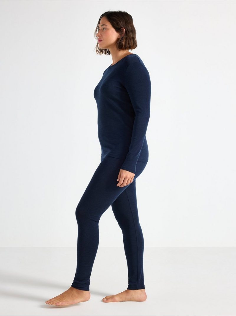 Leggings in merino wool - 8362685-1281