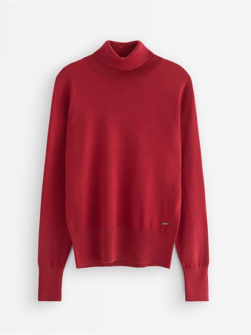 Long-sleeved turtleneck top - 8385452-1929