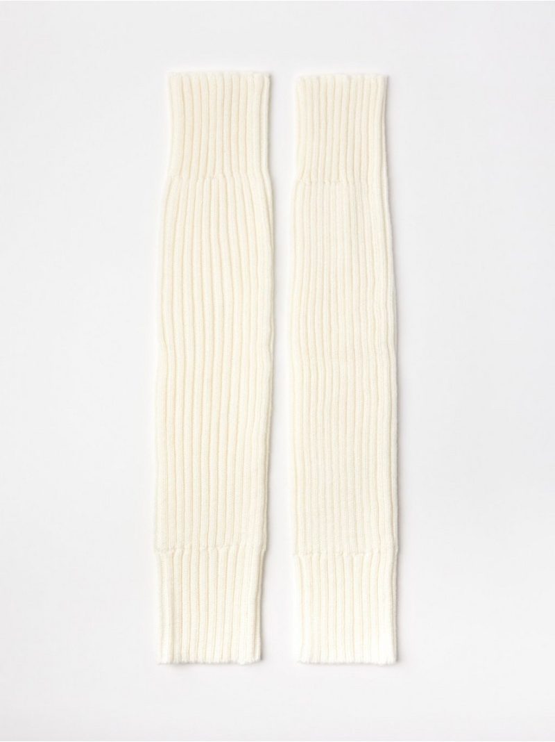 Rib-knit leg warmers - 8473132-300