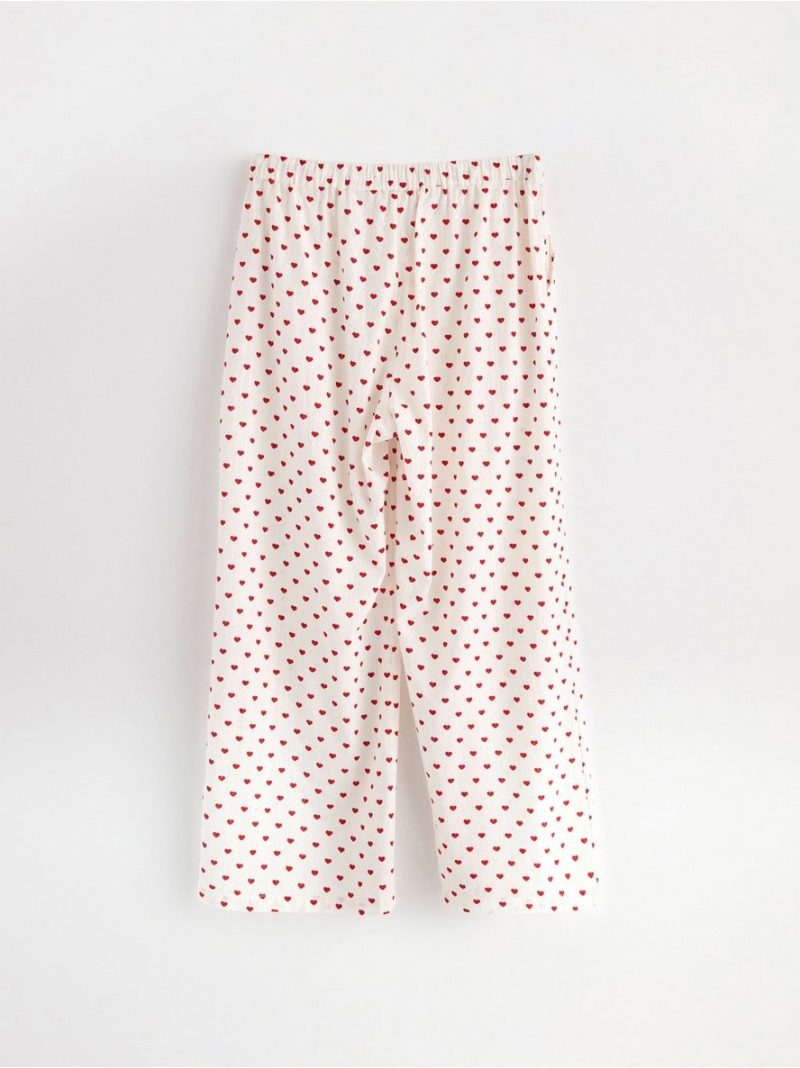 Pyjama trousers in seersucker - 8579929-6286
