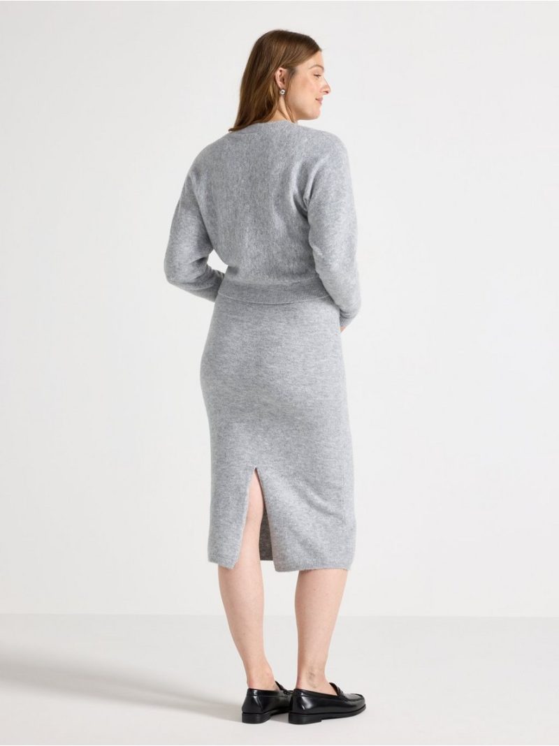 MOM Knitted midi skirt - 8639379-9803