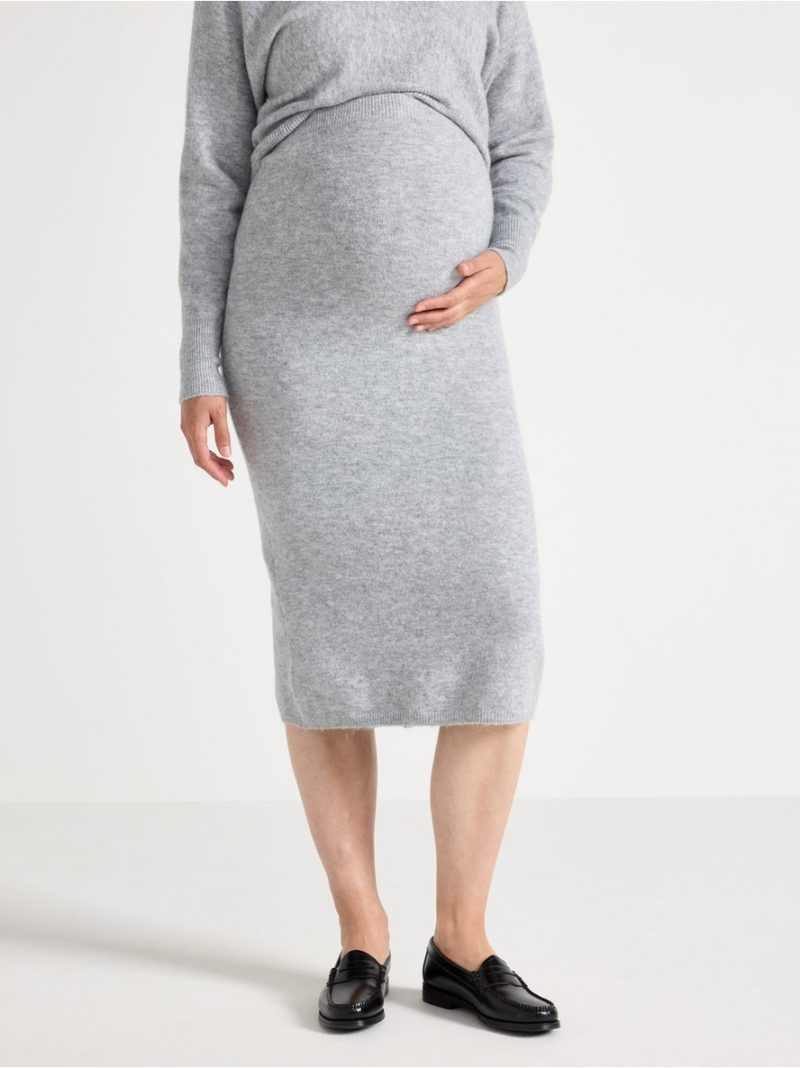 MOM Knitted midi skirt - 8639379-9803