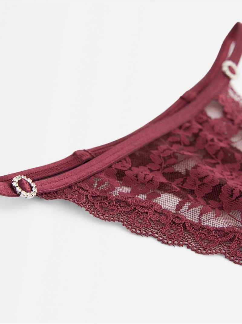 Thong in lace - 8727233-9938