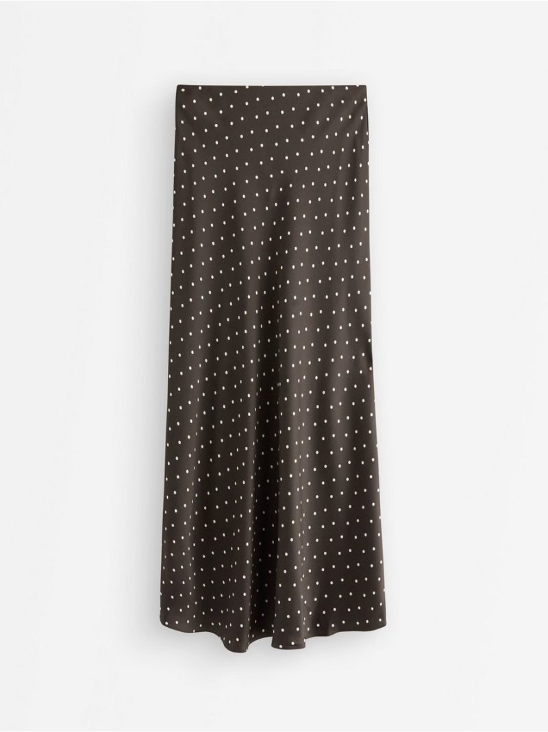 Maxi skirt in satin - 3000038-4317