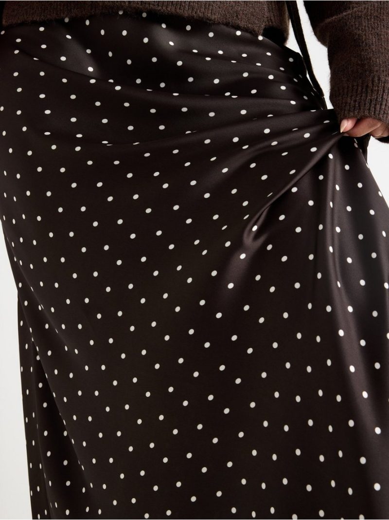 Maxi skirt in satin - 3000038-4317