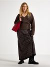 Maxi skirt in satin - 3000038-4317