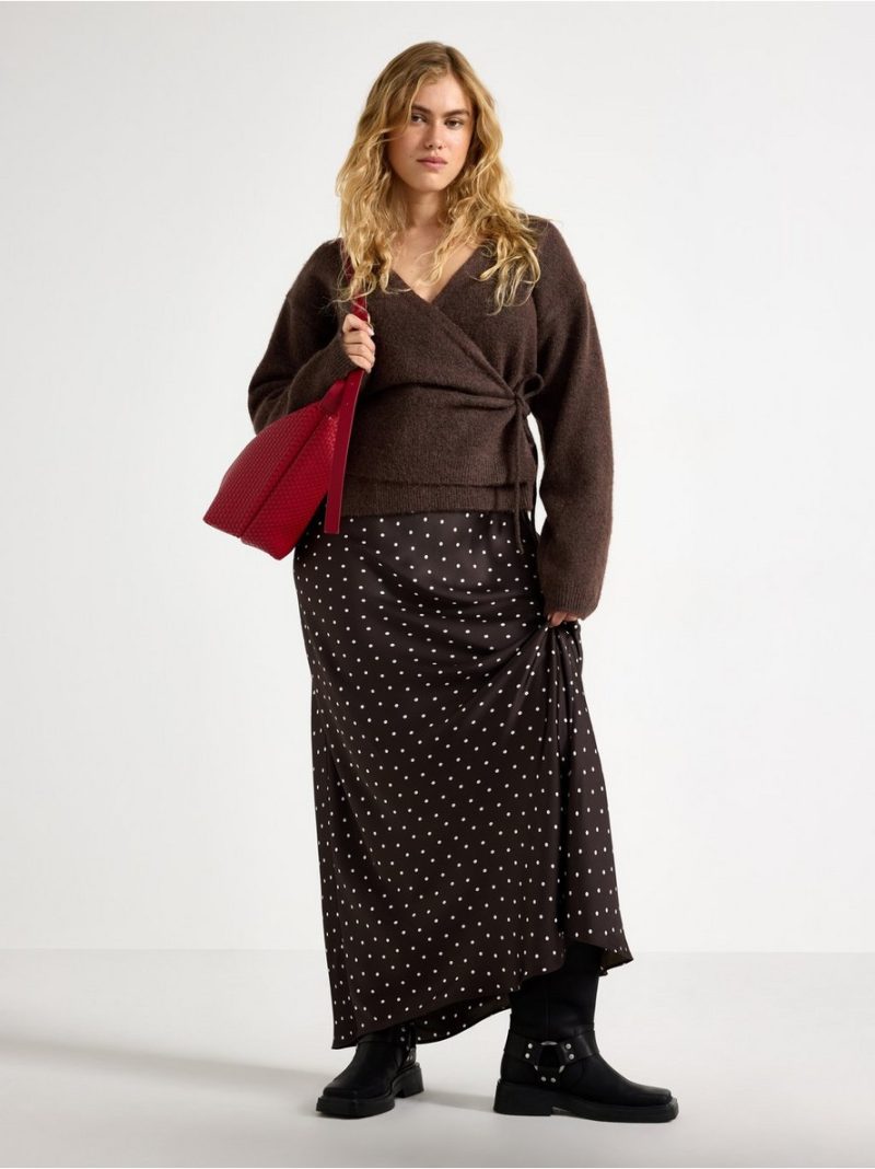 - Maxi skirt in satin Maxi skirt in satin - 3000038-4317