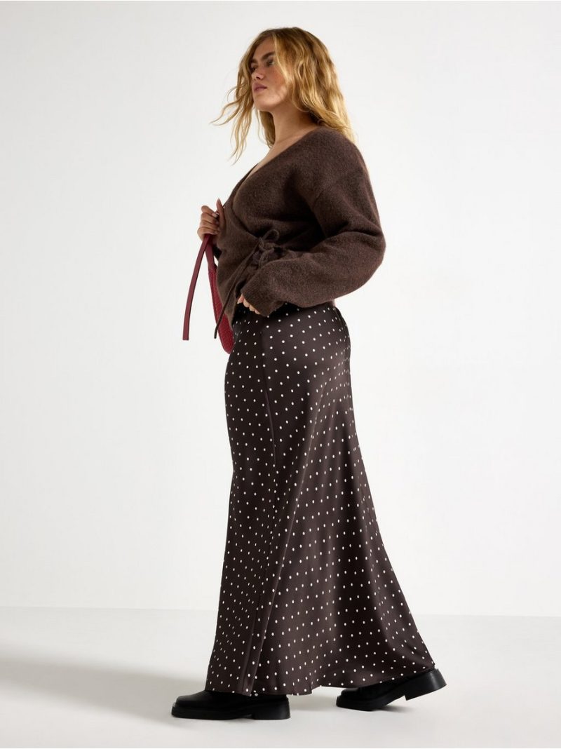 Maxi skirt in satin - 3000038-4317