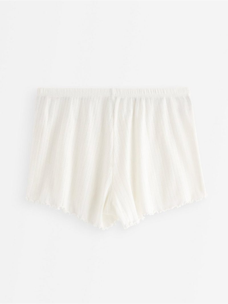 Pyjama shorts in pointelle - 3005277-878