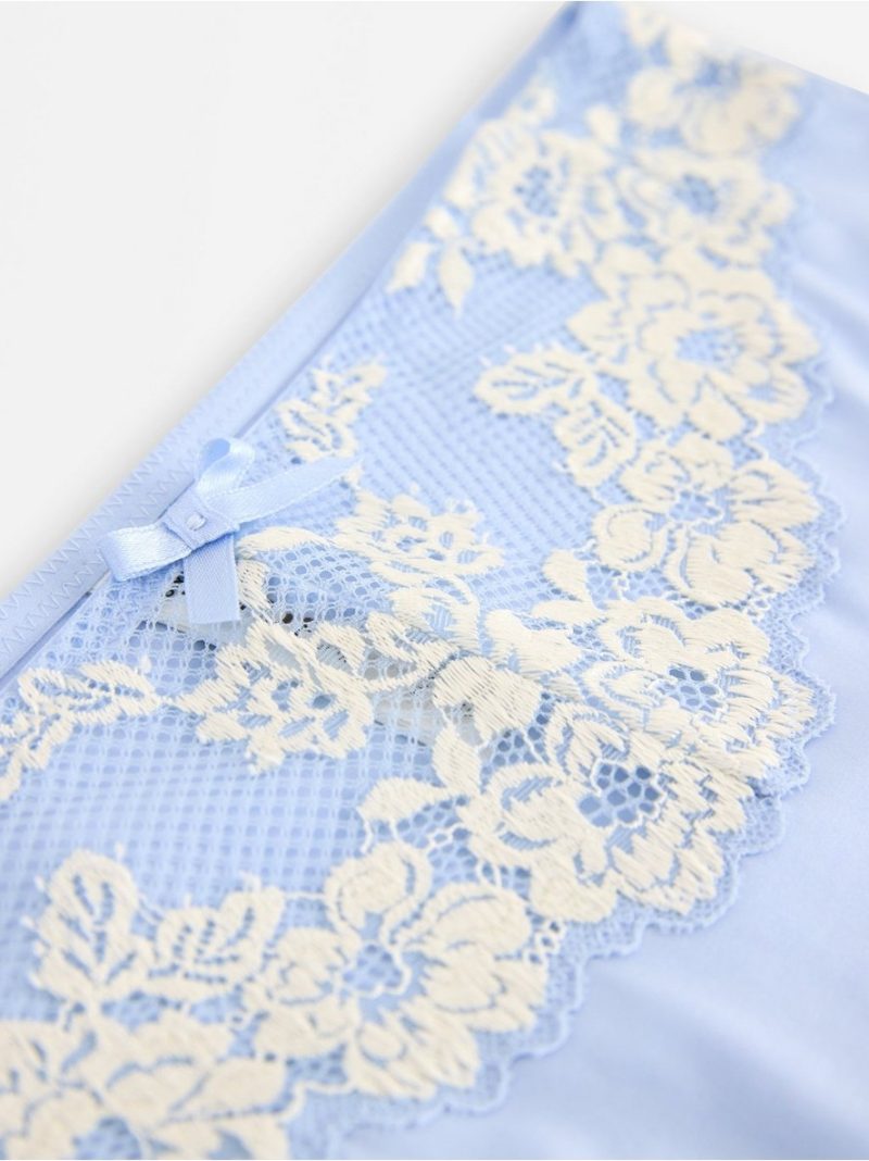 Briefs with lace - 3005622-7325