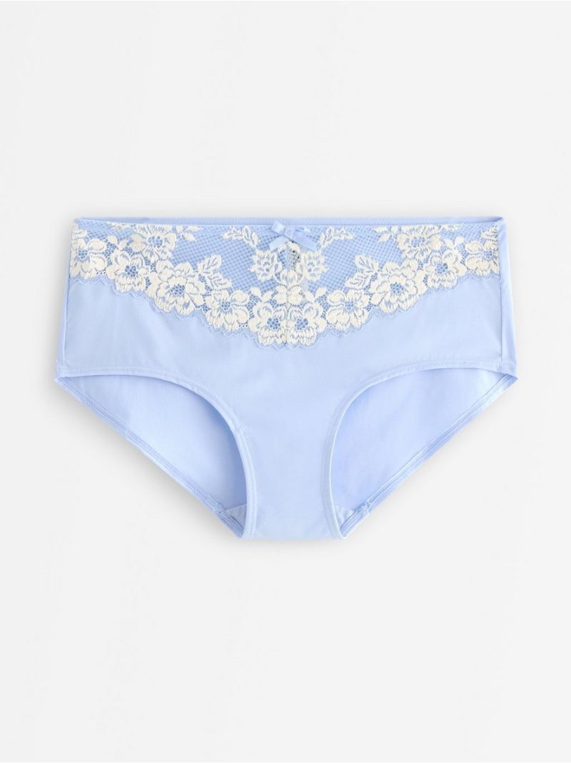 Briefs with lace - 3005622-7325
