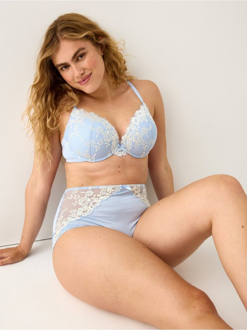 Briefs with lace - 3005627-7325