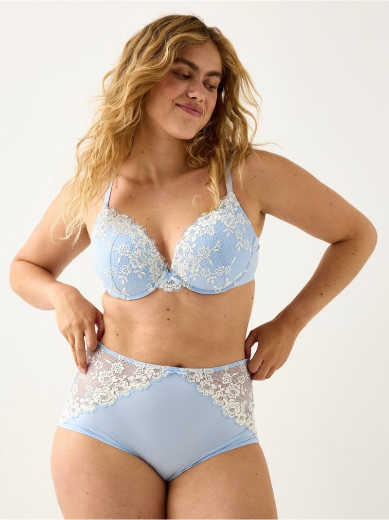 Briefs with lace - 3005627-7325