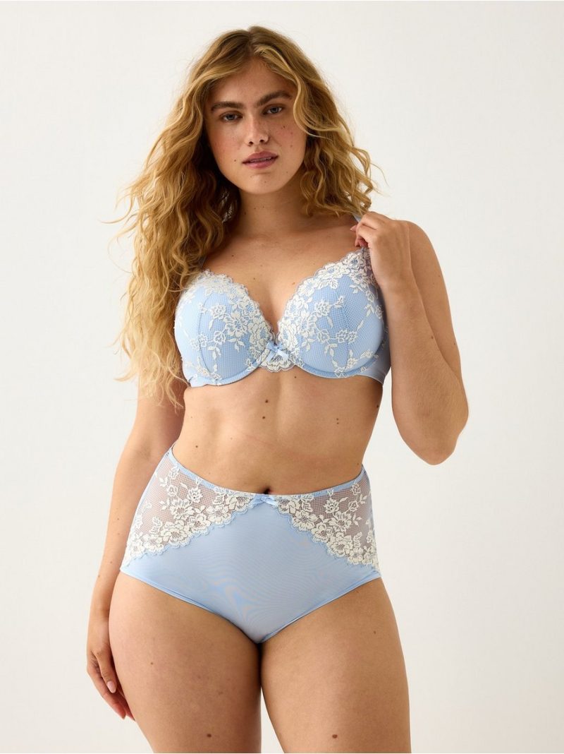Malva push-up bra with lace - 3006686-7325