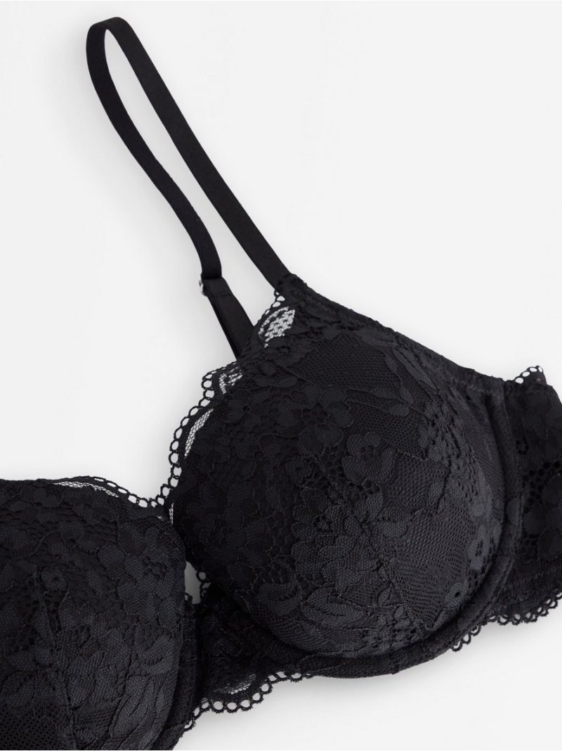 Lilja t-shirt bra with lace - 3007900-80