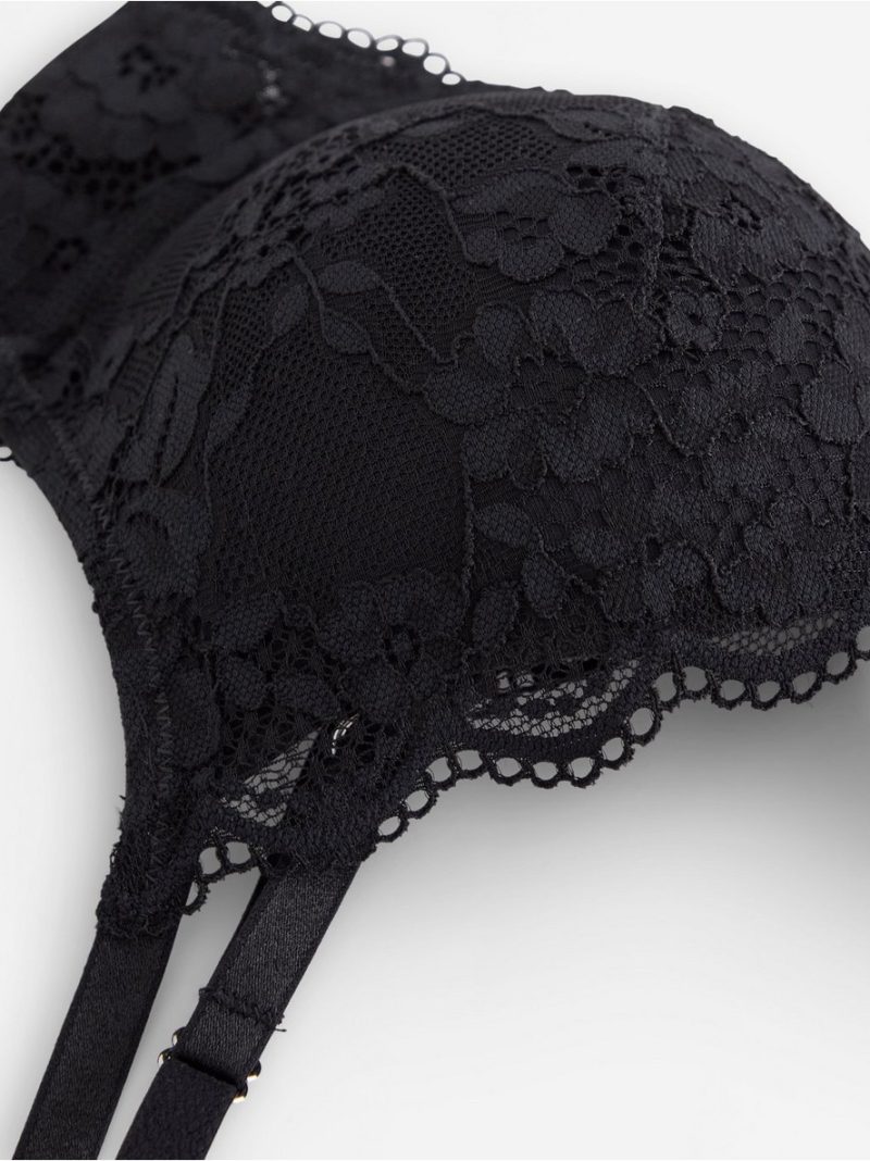 Lilja t-shirt bra with lace - 3007900-80
