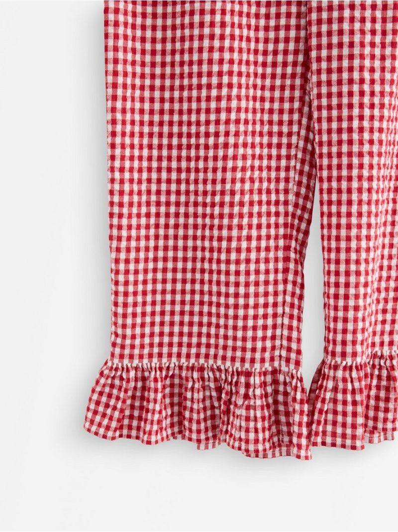 Pyjama trousers in seersucker - 3008298-7909