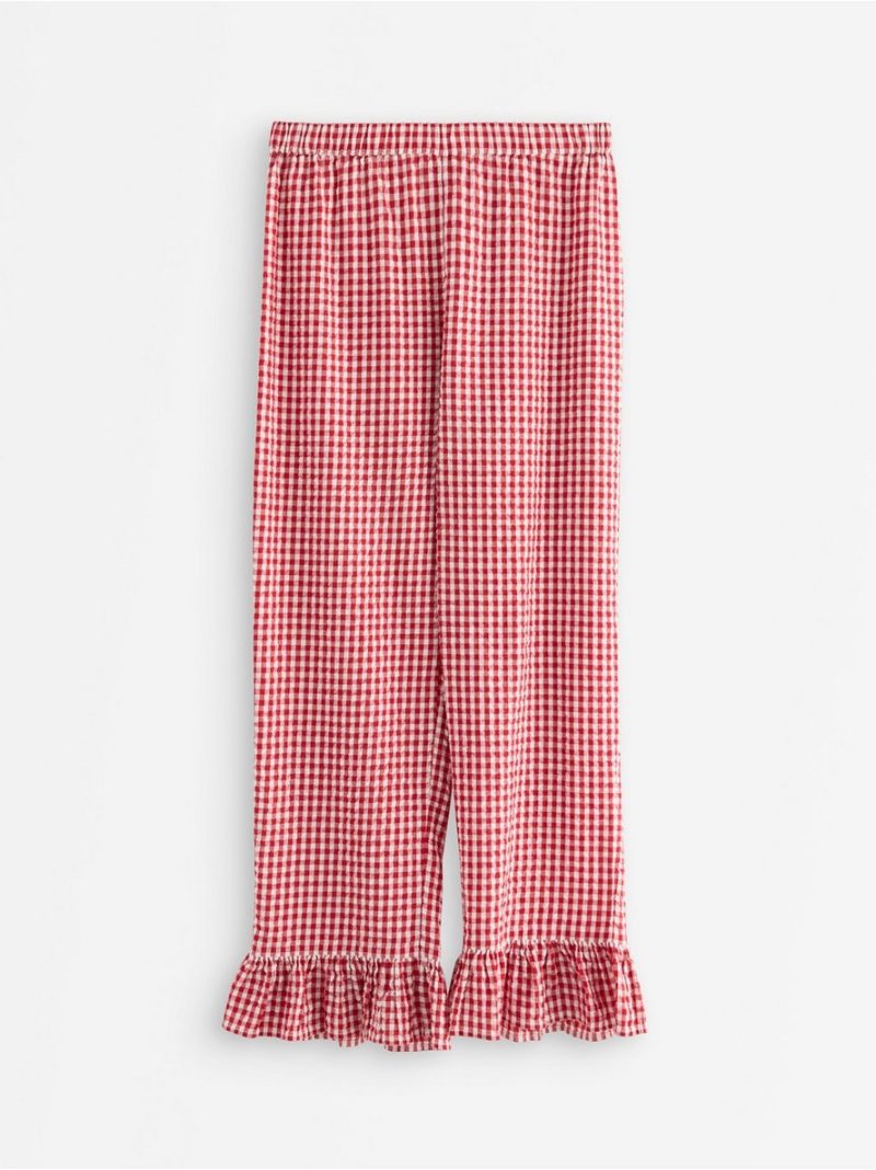Pyjama trousers in seersucker - 3008298-7909