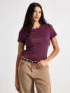 Short-sleeved ribbed top - 3008467-4506