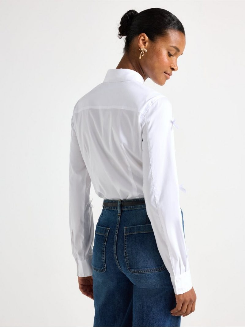 Shirt with satin bows - 3008840-70