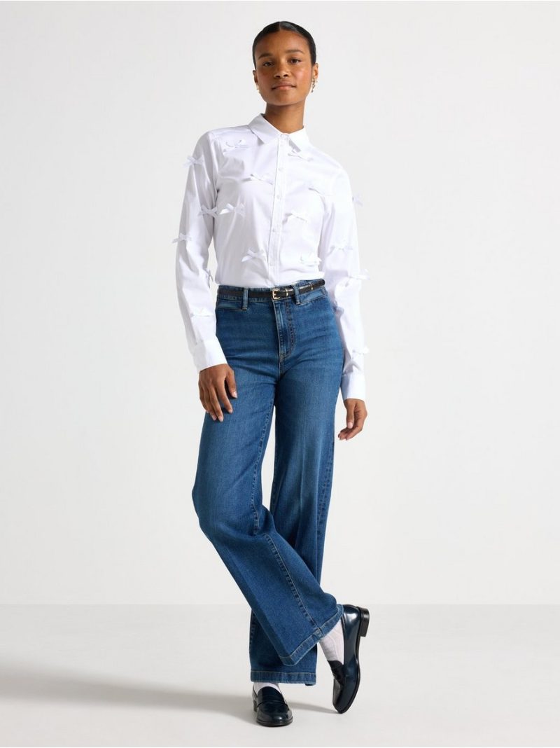 Shirt with satin bows - 3008840-70