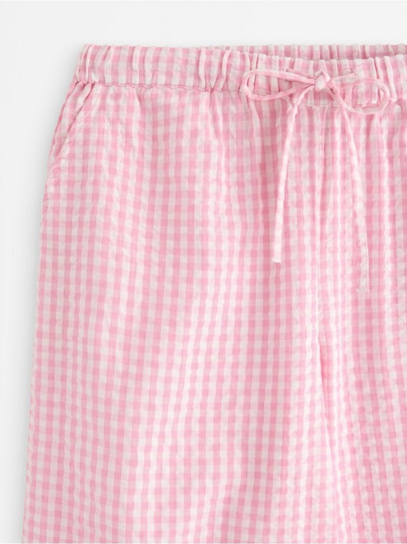 Pyjama trousers in seersucker - 3008917-2151