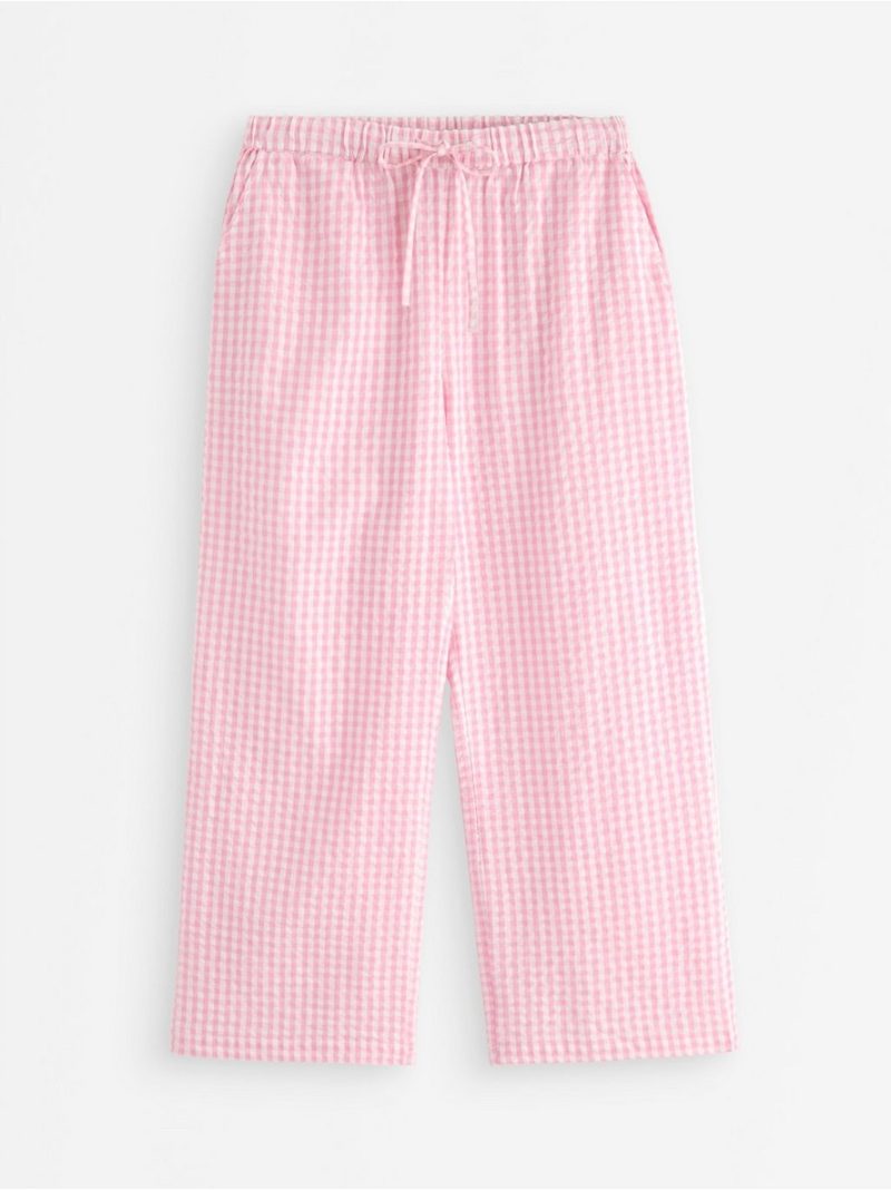 Pyjama trousers in seersucker - 3008917-2151