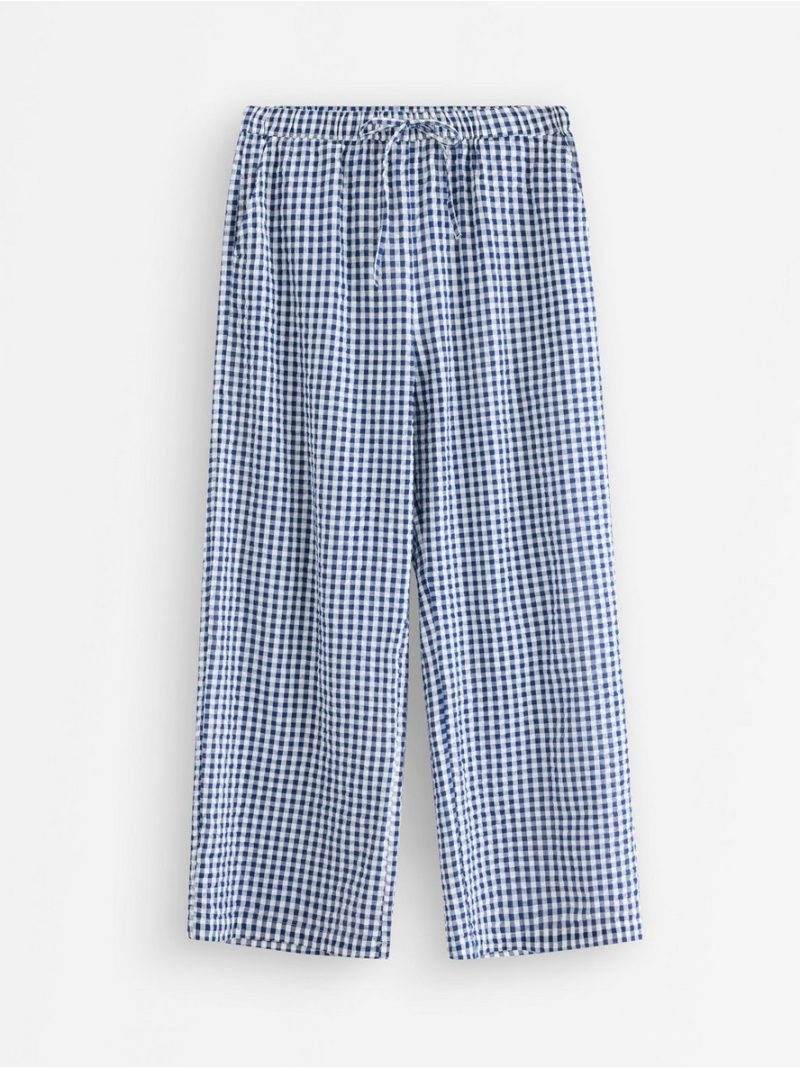 Pyjama trousers in seersucker - 3008917-7026