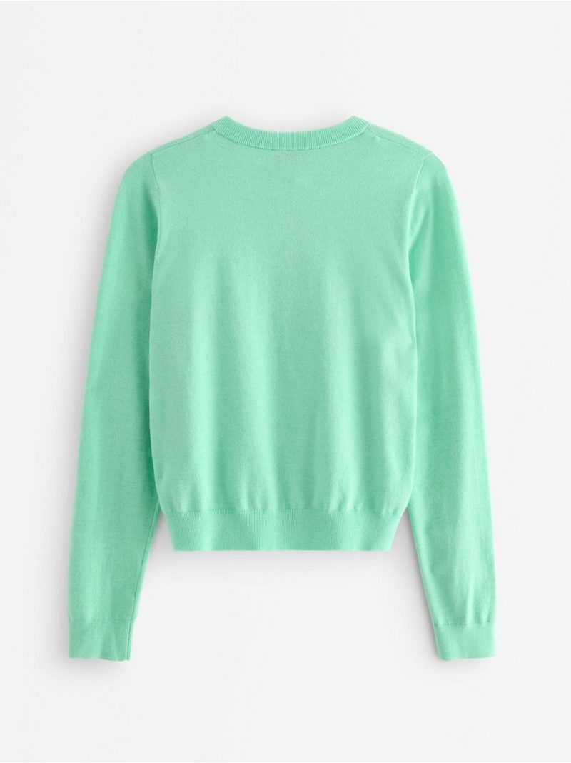 Fine-knit cardigan - 3009125-9697