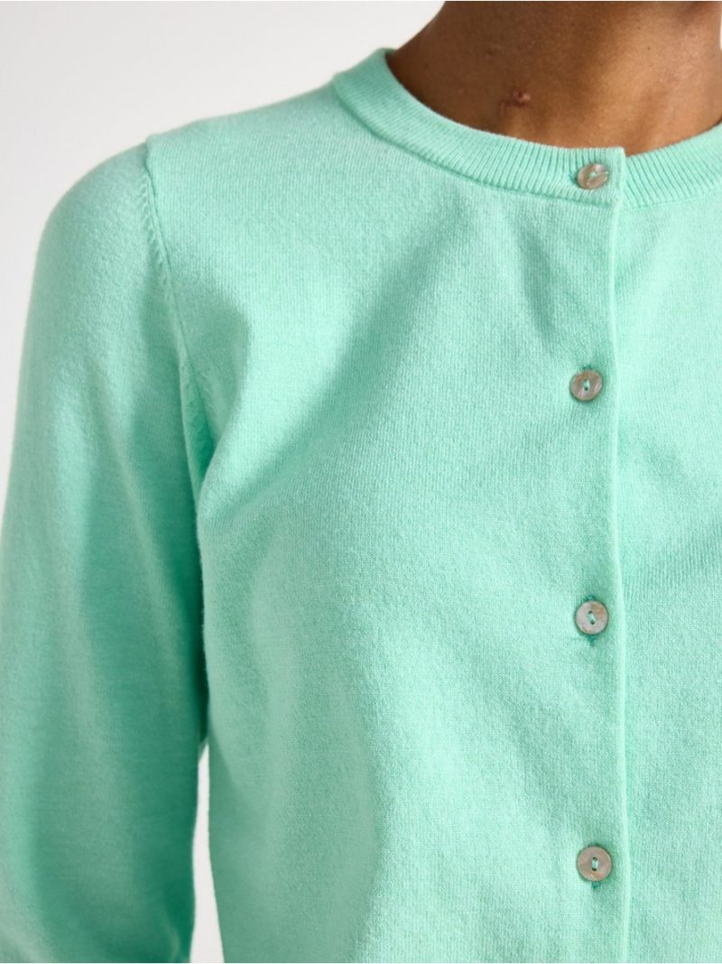 Fine-knit cardigan - 3009125-9697